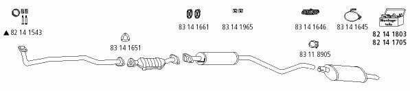 HJS Leistritz OP_283 Exhaust system OP283: Buy near me in Poland at 2407.PL - Good price!