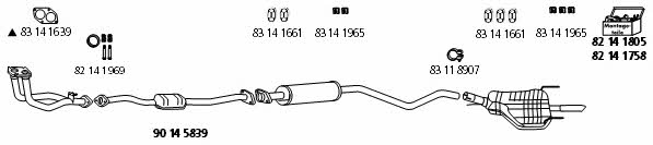 HJS Leistritz OP_314 Abgasanlage OP314: Kaufen Sie zu einem guten Preis in Polen bei 2407.PL!