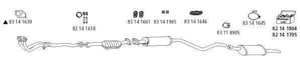 HJS Leistritz OP_412 Exhaust system OP412: Buy near me in Poland at 2407.PL - Good price!