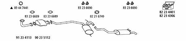 HJS Leistritz RE_141 Exhaust system RE141: Buy near me in Poland at 2407.PL - Good price!