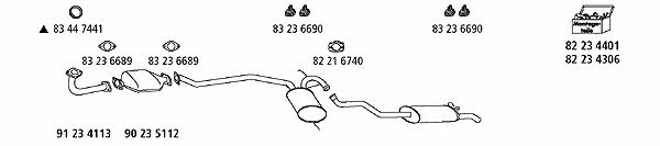 HJS Leistritz RE_145 Exhaust system RE145: Buy near me in Poland at 2407.PL - Good price!