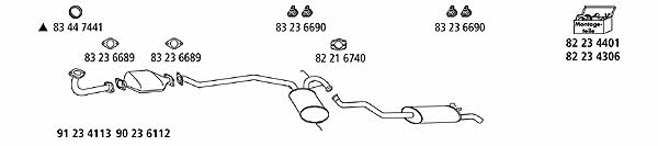 HJS Leistritz RE_146 Exhaust system RE146: Buy near me in Poland at 2407.PL - Good price!