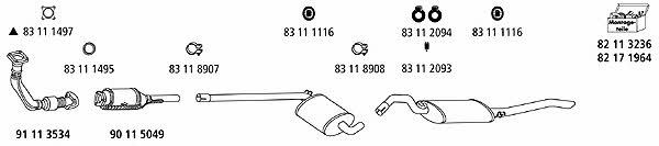  SE_102 Exhaust system SE102: Buy near me in Poland at 2407.PL - Good price!