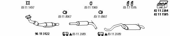 HJS Leistritz SE_188 Exhaust system SE188: Buy near me at 2407.PL in Poland at an Affordable price!
