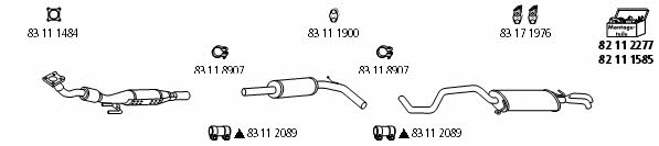 HJS Leistritz SE_281 Exhaust system SE281: Buy near me in Poland at 2407.PL - Good price!