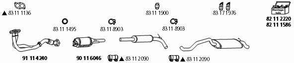 HJS Leistritz SE_41 Exhaust system SE41: Buy near me in Poland at 2407.PL - Good price!
