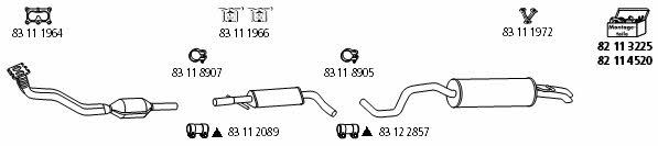 HJS Leistritz SK_45A Exhaust system SK45A: Buy near me in Poland at 2407.PL - Good price!