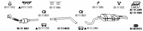HJS Leistritz SK_65 Exhaust system SK65: Buy near me in Poland at 2407.PL - Good price!