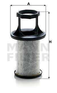 Mann-Filter LC 5001 X Фільтр вентиляції картера LC5001X: Приваблива ціна - Купити у Польщі на 2407.PL!