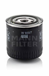 Mann-Filter W 920/7 Y Filtr oleju W9207Y: Dobra cena w Polsce na 2407.PL - Kup Teraz!