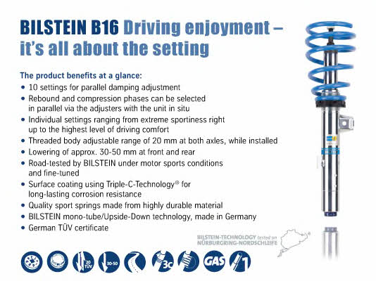 Bilstein BIL_003186 Suspension Kit, coil springs BIL003186: Buy near me in Poland at 2407.PL - Good price!