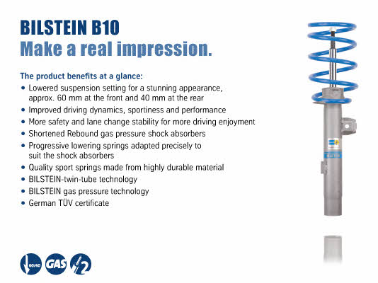 Bilstein BIL_006149 Комплект ходової частини, пружини амортизатори BIL006149: Приваблива ціна - Купити у Польщі на 2407.PL!