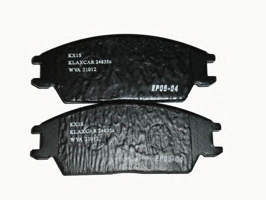 Klaxcar France 24835Z Тормозные колодки дисковые, комплект 24835Z: Отличная цена - Купить в Польше на 2407.PL!