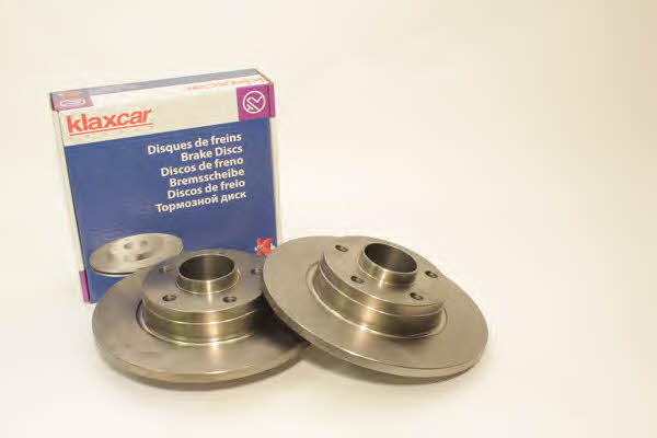 Klaxcar France 25857Z Rear brake disc, non-ventilated 25857Z: Buy near me at 2407.PL in Poland at an Affordable price!