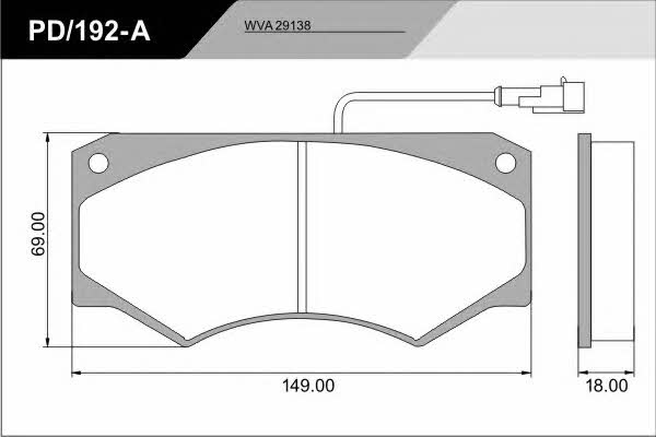 Fras-le PD/192-A_CV ADVANCED Brake Pad Set, disc brake PD192ACVADVANCED: Buy near me in Poland at 2407.PL - Good price!