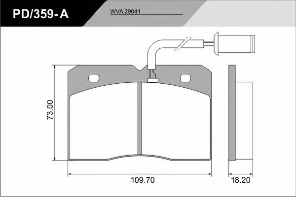 Fras-le PD/359-A_CV ADVANCED Brake Pad Set, disc brake PD359ACVADVANCED: Buy near me in Poland at 2407.PL - Good price!