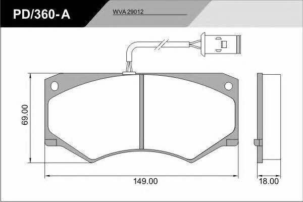 Fras-le PD/360-A_CV ADVANCED Brake Pad Set, disc brake PD360ACVADVANCED: Buy near me in Poland at 2407.PL - Good price!