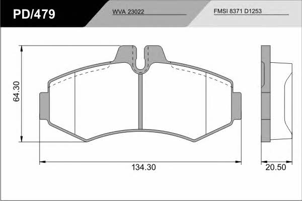 Fras-le PD/479_CV ADVANCED Brake Pad Set, disc brake PD479CVADVANCED: Buy near me at 2407.PL in Poland at an Affordable price!