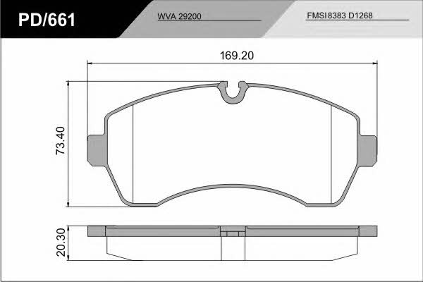 Fras-le PD/661_CV ADVANCED Тормозные колодки дисковые, комплект PD661CVADVANCED: Отличная цена - Купить в Польше на 2407.PL!