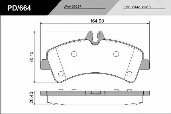 Fras-le PD/664_CV ADVANCED Brake Pad Set, disc brake PD664CVADVANCED: Buy near me at 2407.PL in Poland at an Affordable price!