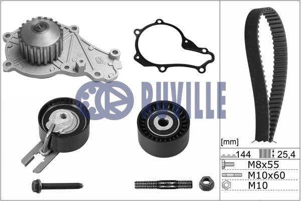 Ruville 55953701 TIMING BELT KIT WITH WATER PUMP 55953701: Buy near me in Poland at 2407.PL - Good price!