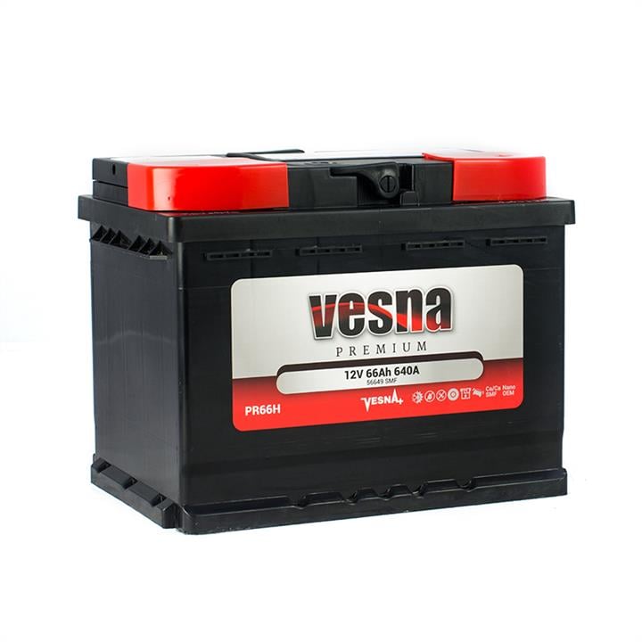 Vesna 415 266 Акумулятор Vesna Premium 12В 66Ач 640А(EN) R+ 415266: Приваблива ціна - Купити у Польщі на 2407.PL!