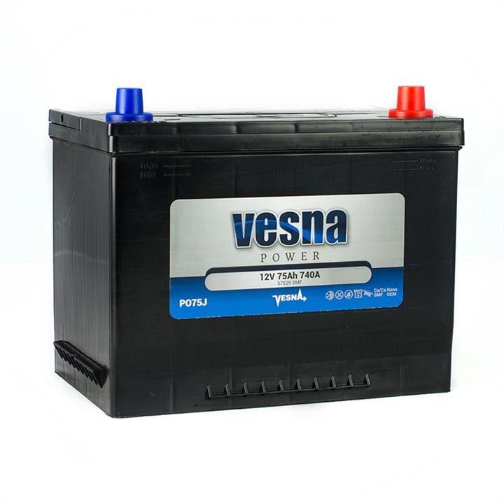 Vesna 415875 Аккумулятор Vesna Power 12В 75Ач 740А(EN) R+ 415875: Отличная цена - Купить в Польше на 2407.PL!