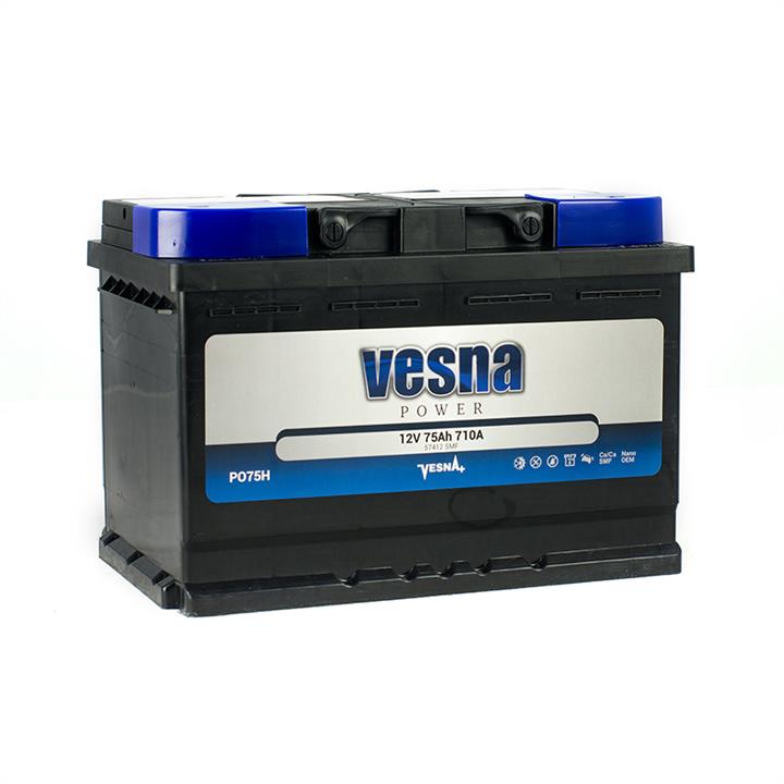 Vesna 415 975 Акумулятор Vesna Power 12В 75Ач 710А(EN) R+ 415975: Приваблива ціна - Купити у Польщі на 2407.PL!