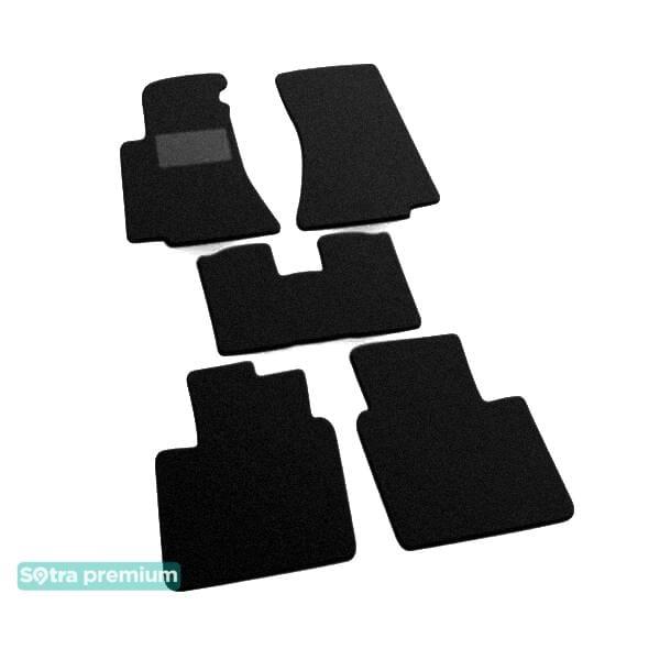 Sotra 00007-CH-BLACK Interior mats Sotra two-layer black for Opel Omega a (1986-1993), set 00007CHBLACK: Buy near me in Poland at 2407.PL - Good price!