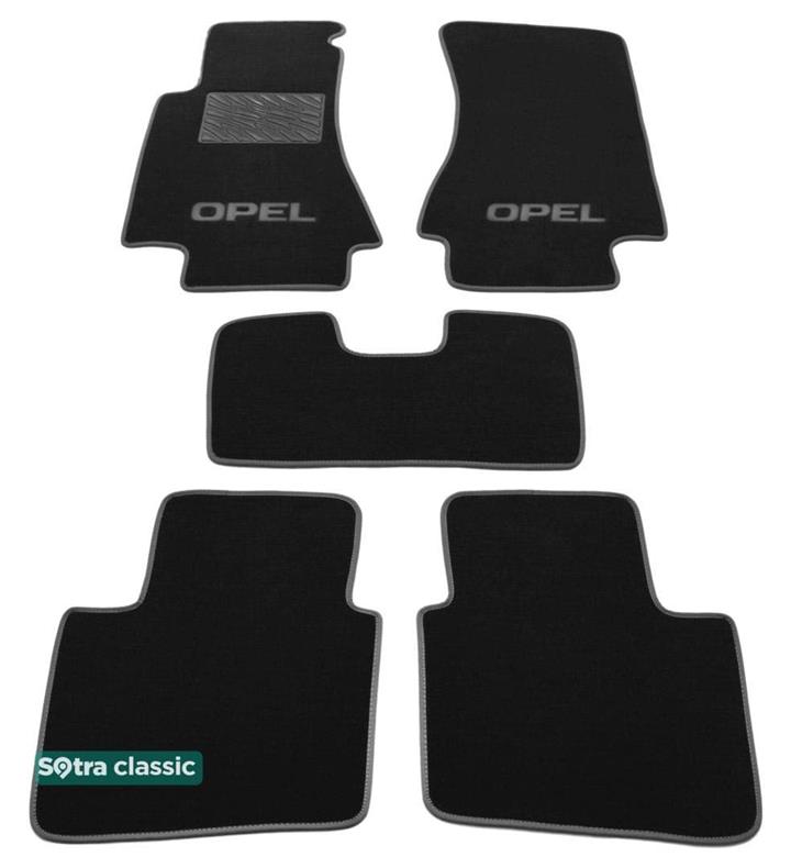 Sotra 00021-GD-BLACK Interior mats Sotra two-layer black for Opel Omega b (1994-2003), set 00021GDBLACK: Buy near me in Poland at 2407.PL - Good price!