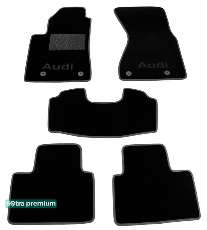 Sotra 00022-CH-BLACK Interior mats Sotra two-layer black for Audi A8 (1994-2002), set 00022CHBLACK: Buy near me in Poland at 2407.PL - Good price!