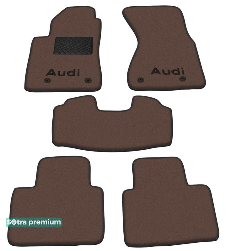 Sotra 00022-CH-CHOCO Interior mats Sotra two-layer brown for Audi A8 (1994-2002), set 00022CHCHOCO: Buy near me in Poland at 2407.PL - Good price!
