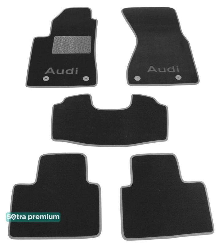 Sotra 00022-CH-GREY Interior mats Sotra two-layer gray for Audi A8 (1994-2002), set 00022CHGREY: Buy near me at 2407.PL in Poland at an Affordable price!