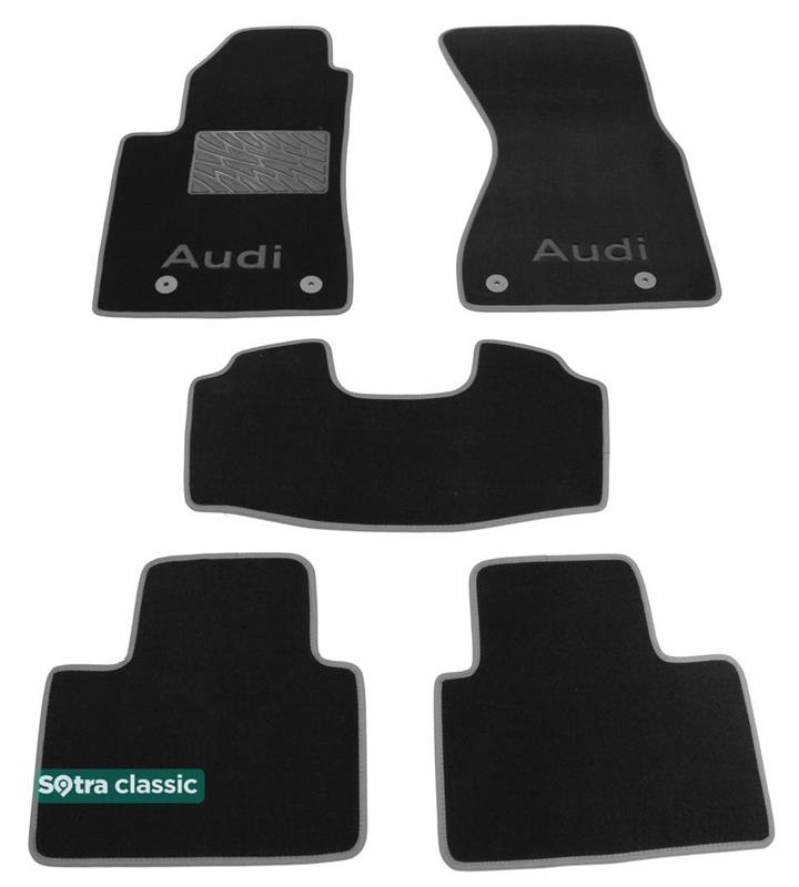 Sotra 00022-GD-GREY Interior mats Sotra two-layer gray for Audi A8 (1994-2002), set 00022GDGREY: Buy near me in Poland at 2407.PL - Good price!