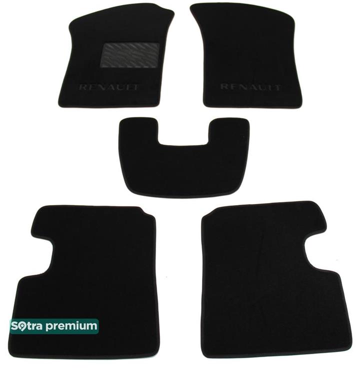 Sotra 00036-CH-BLACK Килимки салону Sotra двошарові чорні для Renault Twingo (1993-2007), комплект 00036CHBLACK: Приваблива ціна - Купити у Польщі на 2407.PL!