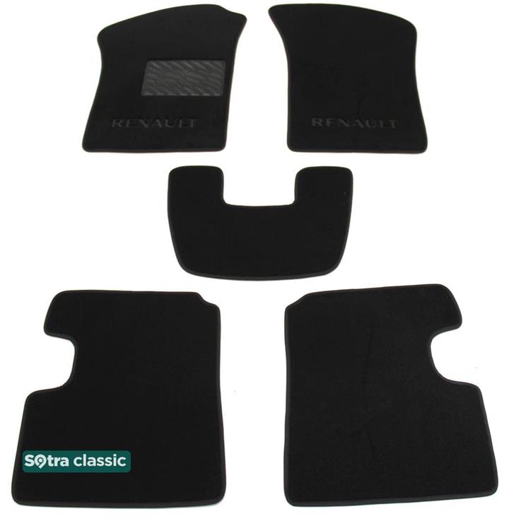 Sotra 00036-GD-BLACK Interior mats Sotra two-layer black for Renault Twingo (1993-2007), set 00036GDBLACK: Buy near me in Poland at 2407.PL - Good price!