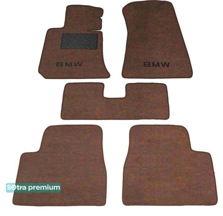 Sotra 00065-CH-CHOCO Interior mats Sotra two-layer brown for BMW 3-series (1982-1993), set 00065CHCHOCO: Buy near me in Poland at 2407.PL - Good price!