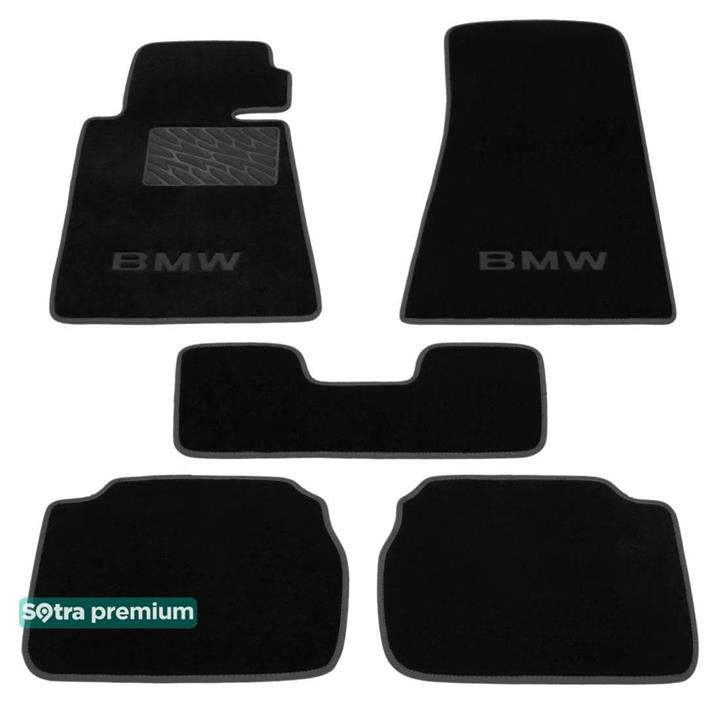 Sotra 00066-CH-BLACK Interior mats Sotra two-layer black for BMW 5-series (1988-1995), set 00066CHBLACK: Buy near me in Poland at 2407.PL - Good price!