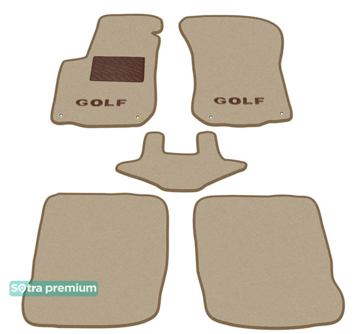 Sotra 00070-CH-BEIGE Interior mats Sotra two-layer beige for Volkswagen Golf iv (1997-2003), set 00070CHBEIGE: Buy near me at 2407.PL in Poland at an Affordable price!