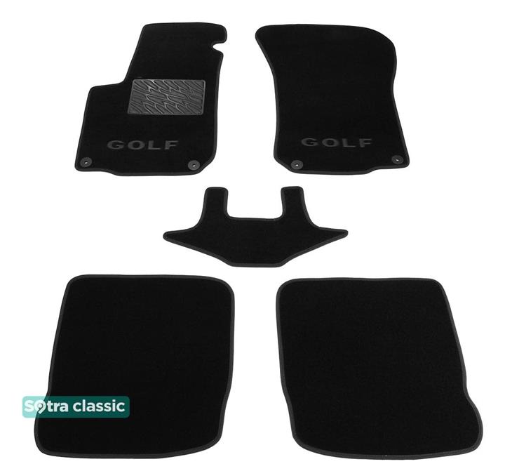 Sotra 00070-GD-BLACK Interior mats Sotra two-layer black for Volkswagen Golf iv (1997-2003), set 00070GDBLACK: Buy near me at 2407.PL in Poland at an Affordable price!