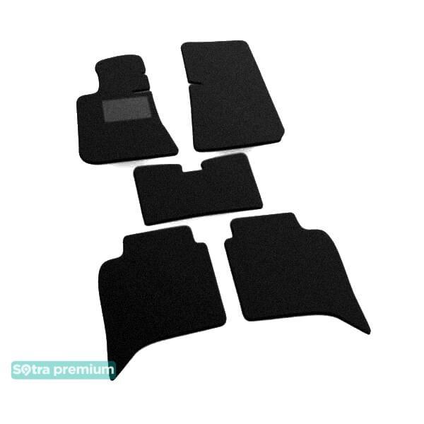 Sotra 00072-CH-BLACK Interior mats Sotra two-layer black for BMW 5-series (1981-1988), set 00072CHBLACK: Buy near me in Poland at 2407.PL - Good price!
