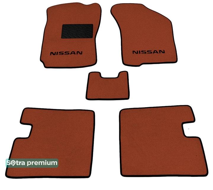 Sotra 00074-CH-TERRA Interior mats Sotra two-layer terracotta for Nissan Sunny (1986-1990), set 00074CHTERRA: Buy near me in Poland at 2407.PL - Good price!