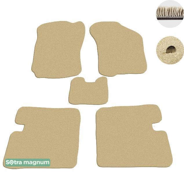 Sotra 00074-MG20-BEIGE Interior mats Sotra two-layer beige for Nissan Sunny (1986-1990), set 00074MG20BEIGE: Buy near me in Poland at 2407.PL - Good price!