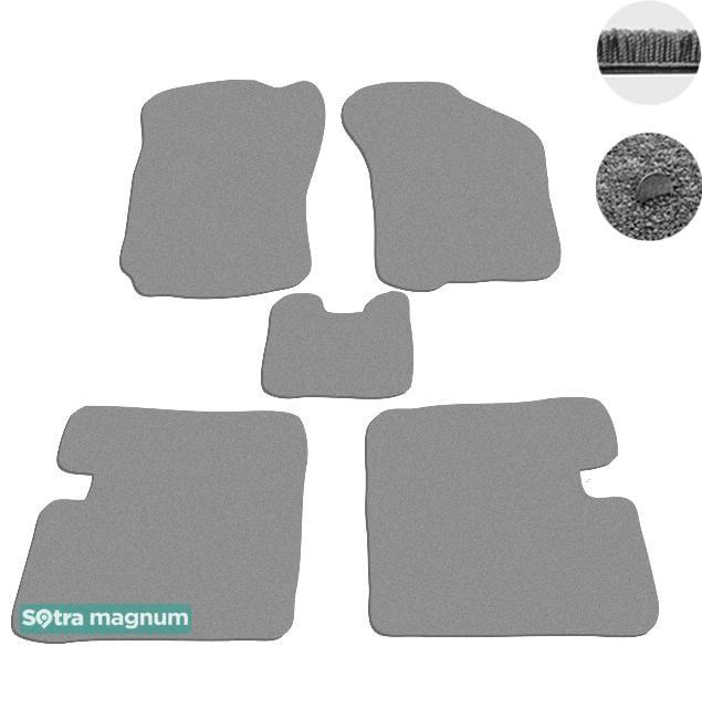 Sotra 00074-MG20-GREY Interior mats Sotra two-layer gray for Nissan Sunny (1986-1990), set 00074MG20GREY: Buy near me in Poland at 2407.PL - Good price!