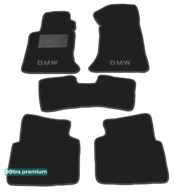 Sotra 00076-CH-BLACK Interior mats Sotra two-layer black for BMW 3-series (1991-1997), set 00076CHBLACK: Buy near me in Poland at 2407.PL - Good price!
