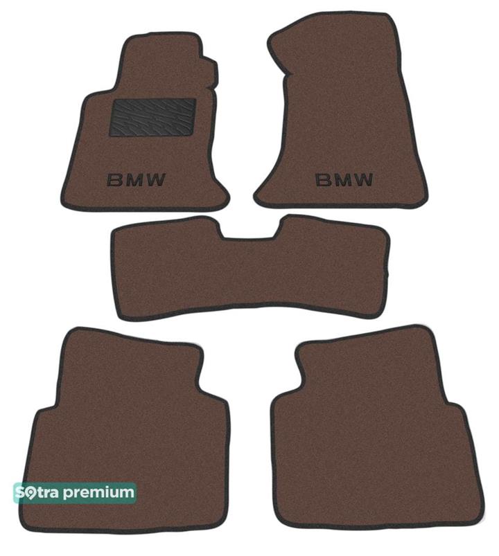 Sotra 00076-CH-CHOCO Interior mats Sotra two-layer brown for BMW 3-series (1991-1997), set 00076CHCHOCO: Buy near me in Poland at 2407.PL - Good price!