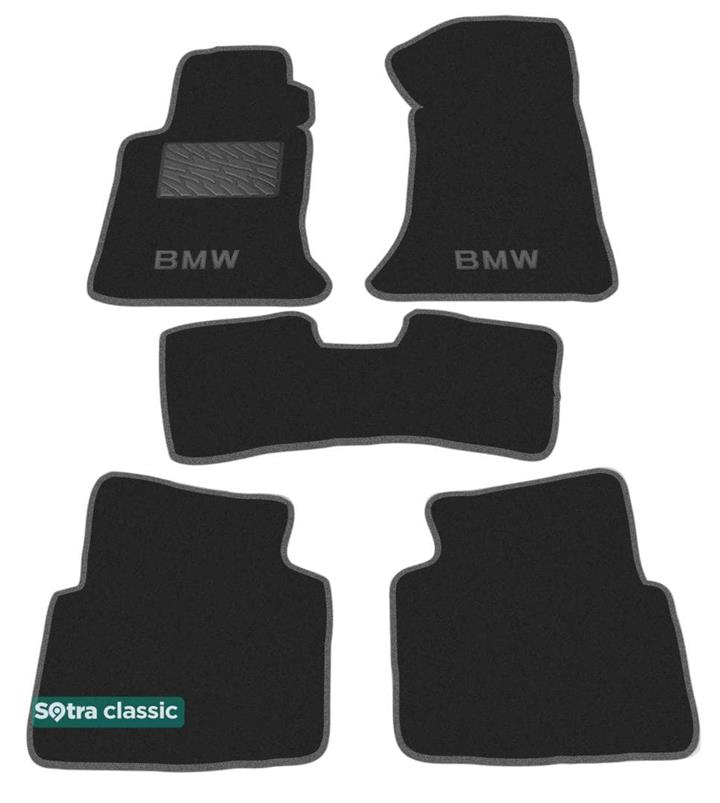 Sotra 00076-GD-BLACK Interior mats Sotra two-layer black for BMW 3-series (1991-1997), set 00076GDBLACK: Buy near me in Poland at 2407.PL - Good price!