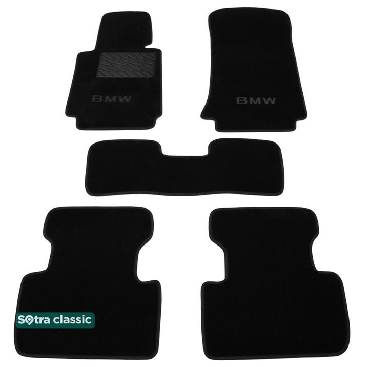 Sotra 00079-GD-BLACK Interior mats Sotra two-layer black for BMW 3-series (1998-2005), set 00079GDBLACK: Buy near me in Poland at 2407.PL - Good price!
