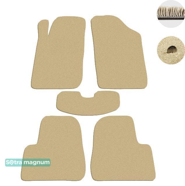 Sotra 00087-MG20-BEIGE Interior mats Sotra two-layer beige for Peugeot 206 (1998-2012), set 00087MG20BEIGE: Buy near me in Poland at 2407.PL - Good price!