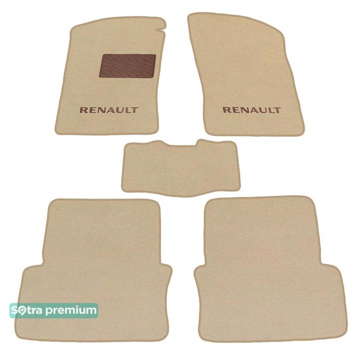 Sotra 00091-CH-BEIGE Interior mats Sotra two-layer beige for Renault Laguna (1994-2001), set 00091CHBEIGE: Buy near me in Poland at 2407.PL - Good price!